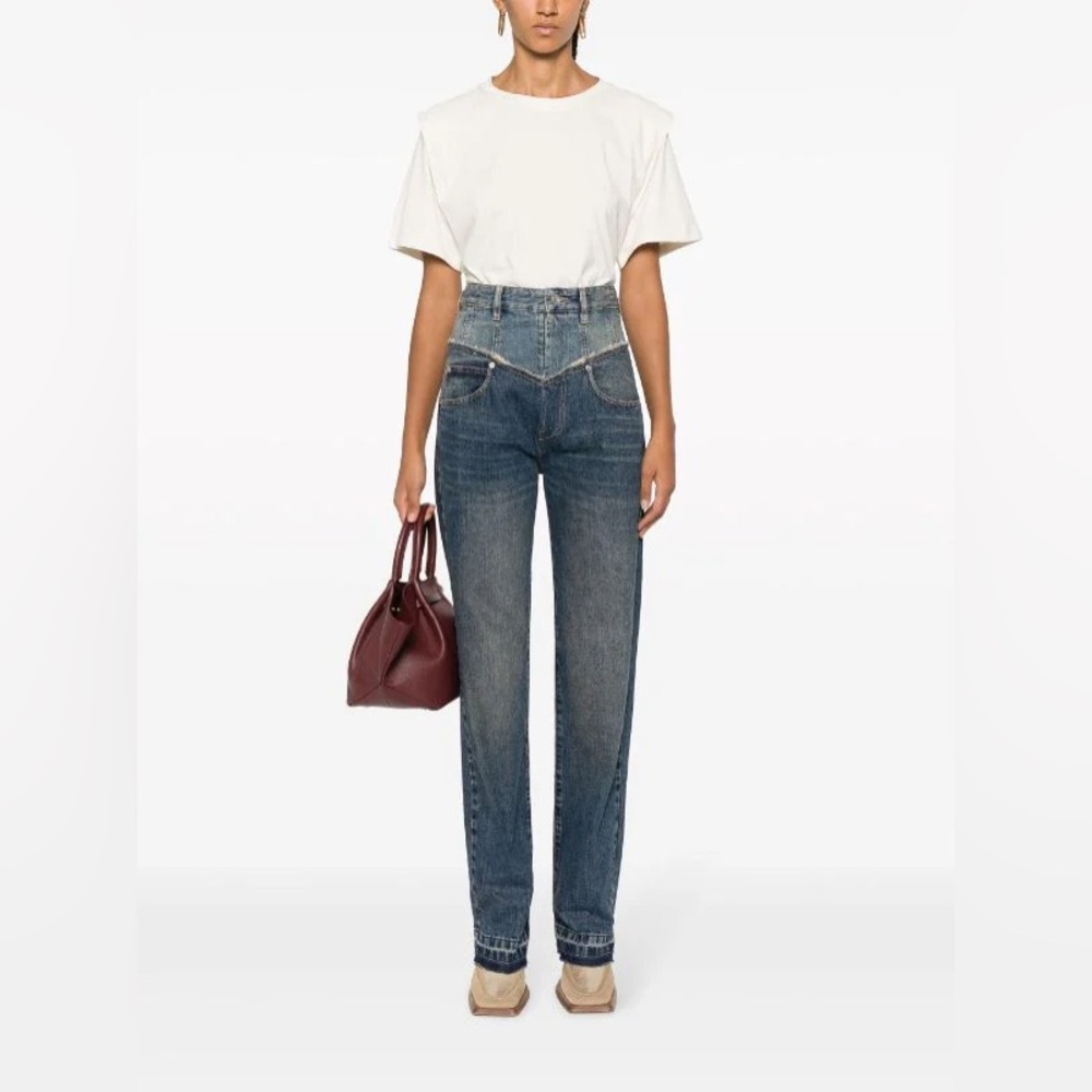 ISABEL MARANT Noemie straight-leg jeans - Picture 12 of 14
